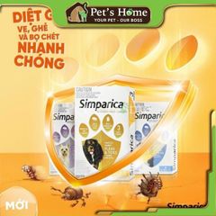 Simparica trị ngoại ký sinh trùng cho chó