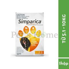 Simparica trị ngoại ký sinh trùng cho chó