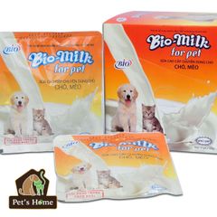 Sữa Bio Milk sữa bột bổ sung Protein và chất xơ cho chó mèo nội địa gói 100g