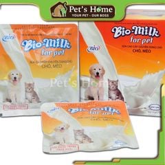 Sữa Bio Milk sữa bột bổ sung Protein và chất xơ cho chó mèo nội địa gói 100g