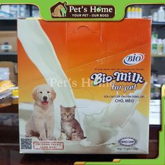 Sữa Bio Milk sữa bột bổ sung Protein và chất xơ cho chó mèo nội địa gói 100g