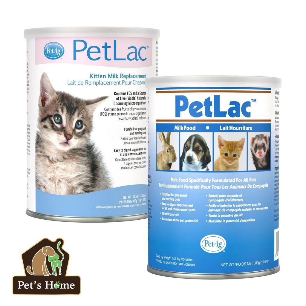 Sữa Petlac sữa bột cung cấp Protein, Vitamin và các chất khoáng cần thiết cho chó mèo Mỹ lon 300g