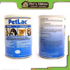 Sữa Petlac sữa bột cung cấp Protein, Vitamin và các chất khoáng cần thiết cho chó mèo Mỹ lon 300g