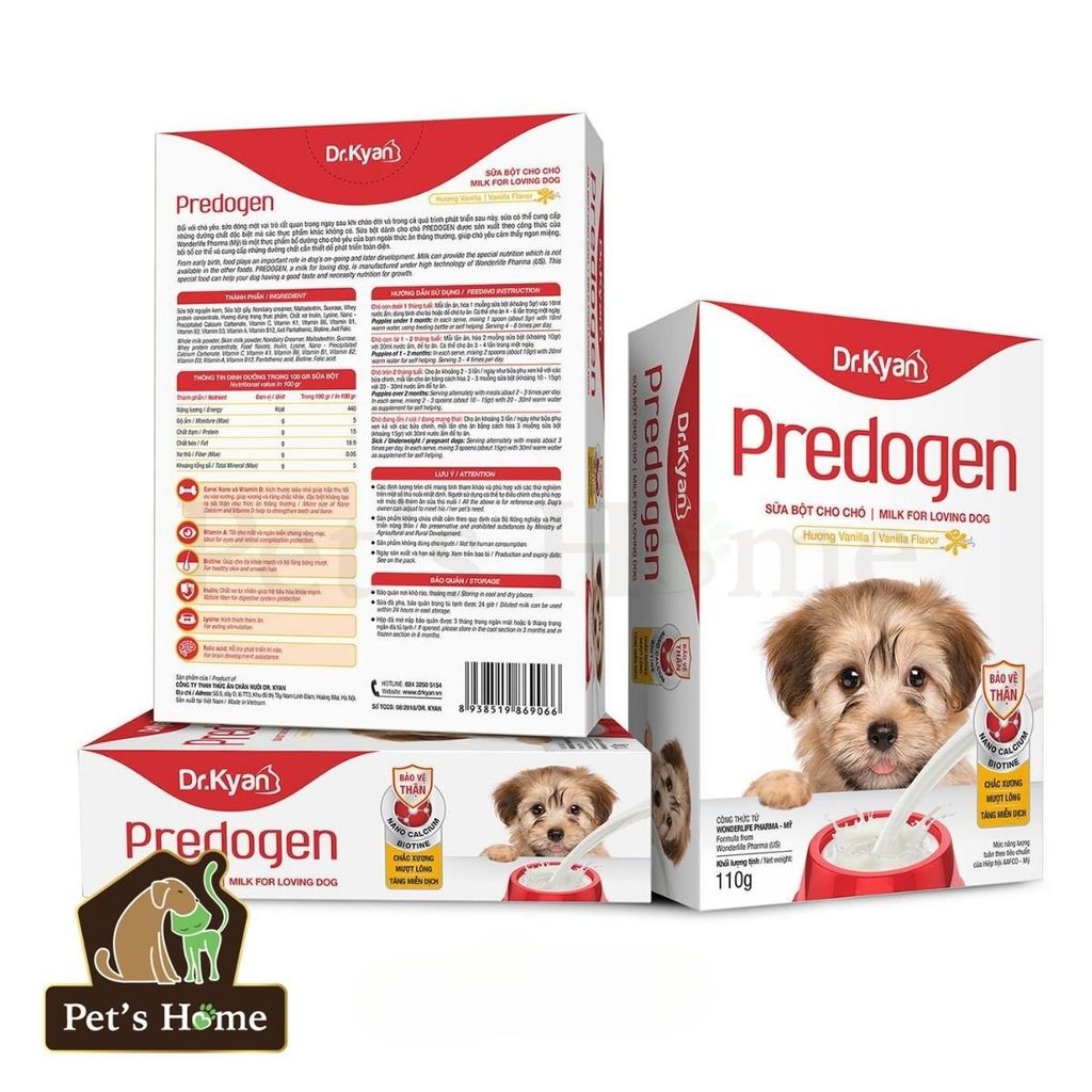 Sữa bột cho chó Predogen 110g