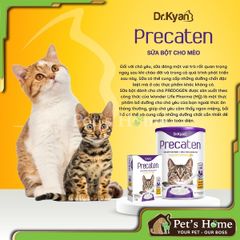 Sữa Precaten cung cấp Canxi, Vitamin và các khoáng chất cần thiết cho mèo Việt Nam hộp 110g