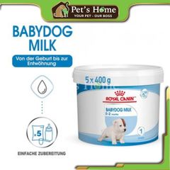 Sữa Royal Canin BabyDog Milk sữa bột thay thế sữa mẹ cung cấp DHA tốt cho trí não cho chó sơ sinh Mỹ hộp 2kg