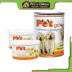 Sữa Pet Grow sữa bột dinh dưỡng chứa các Axit Amin thiết yếu cho chó con nội địa lon 200g