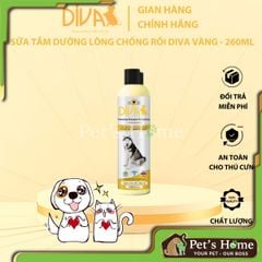 Sữa tắm DIVA sữa tắm thơm, giữ mùi hương lâu, mượt lông cho chó mèo nội địa 260ml