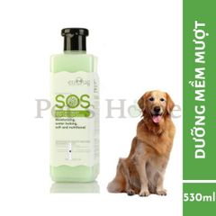 Sữa tắm SOS sữa tắm thơm, mượt lông, phục hồi cho chó, chó lông trắng, chó lông nâu đỏ nội địa 530ml