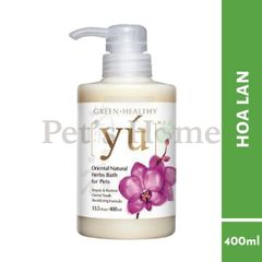 Sữa tắm Yú sữa tắm cao cấp thơm lâu, dưỡng lông cho chó mèo 400ml