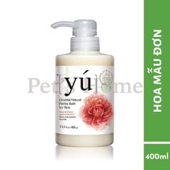 Sữa tắm Yú sữa tắm cao cấp thơm lâu, dưỡng lông cho chó mèo 400ml