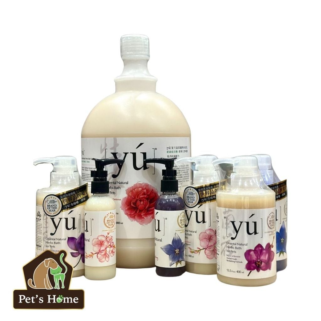 Sữa tắm Yú sữa tắm cao cấp thơm lâu, dưỡng lông cho chó mèo 400ml