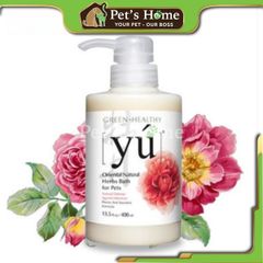 Sữa tắm Yú sữa tắm cao cấp thơm lâu, dưỡng lông cho chó mèo 400ml