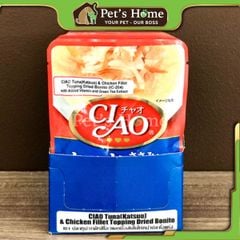 Pate INABA Ciao thức ăn ướt dạng soup giàu đạm và Vitamin cho mèo Nhật Bản gói 40g