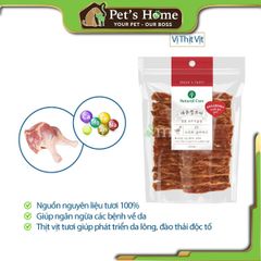 Bánh thưởng Natural Core snack thịt gà, thịt vịt sấy, snack mềm cho chó Hàn Quốc 40g