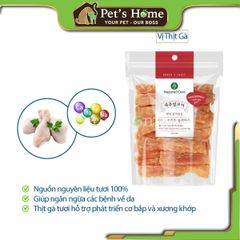 Bánh thưởng Natural Core snack thịt gà, thịt vịt sấy, snack mềm cho chó Hàn Quốc 40g