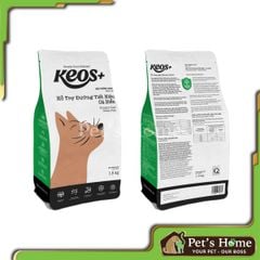 Hạt Keos+ [1,5kg] hỗ trợ tiết niệu, thức ăn cho mèo vị cá biển, cá ngừ, hải sản Việt Nam