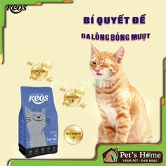Hạt Keos+ [1,5kg] hỗ trợ tiết niệu, thức ăn cho mèo vị cá biển, cá ngừ, hải sản Việt Nam