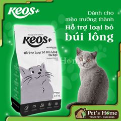 Hạt Keos+ [1,5kg] hỗ trợ tiết niệu, thức ăn cho mèo vị cá biển, cá ngừ, hải sản Việt Nam