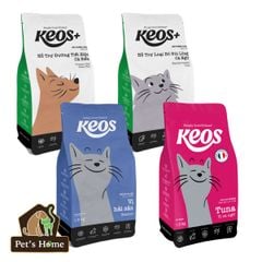 Hạt Keos+ [1,5kg] hỗ trợ tiết niệu, thức ăn cho mèo vị cá biển, cá ngừ, hải sản Việt Nam