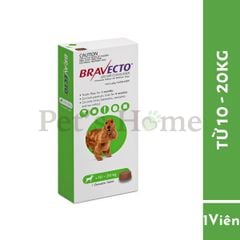 Thuốc Bravecto trị ghẻ, viêm da, ve rận cho chó