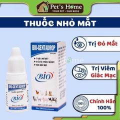 Nhỏ mắt Bio-Gentadrop giúp vệ sinh giác mạc, ngừa viêm, ngứa mắt, vệ sinh mắt cho chó mèo