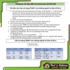 Thuốc sát trùng chuồng trại TH4 100ml