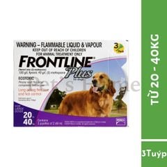 [Chính hãng] Nhỏ gáy Frontline Plus ngừa, giảm ve, rận, bọ chét cho chó suốt 1 tháng (có bán lẻ)