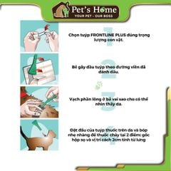 [Chính hãng] Nhỏ gáy Frontline Plus ngừa, giảm ve, rận, bọ chét cho chó suốt 1 tháng (có bán lẻ)