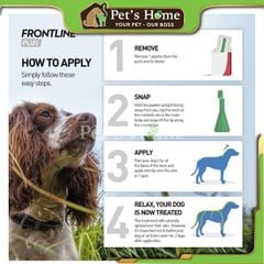 [Chính hãng] Nhỏ gáy Frontline Plus ngừa, giảm ve, rận, bọ chét cho chó suốt 1 tháng (có bán lẻ)