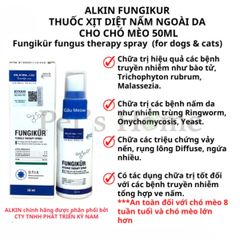 Thuốc xịt trị nấm Alkin Fungikur 50ml