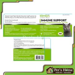 Tomlyn Immune Support L-Lysine Powder Cat Supplement 100g