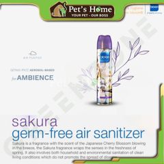 Chai xịt khử mùi và diệt trùng không khí Bioion Germ Free Air Sanitizer TOKA 300ml
