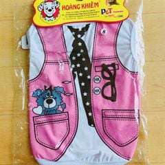 LHK - Áo Jacket cà vạt hồng