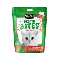 Snack sạch răng thơm giòn cho mèo Kitcat Breath bites - Gói 60g