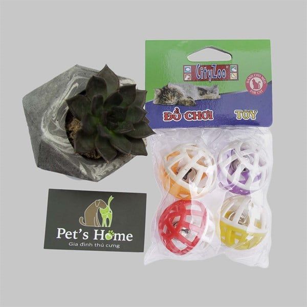 Đồ chơi mèo banh lục lạc