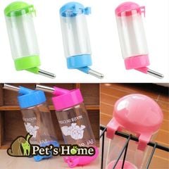 Bình nước gắn chuồng nhựa 350ml