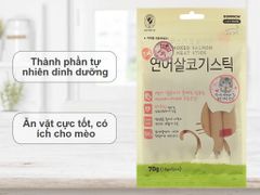 Thịt cá hồi hun khói cho mèo Bowwow 70g