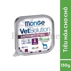 Pate Monge VetSolution Gastrointestinal - thức ăn ướt cho chó Hỗ trợ đường ruột và tiêu hóa Ý khay 150g