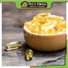 Viên Dầu Cá O3 Gold Omega 3 Fish Oil hỗ trợ dưỡng da, mượt lông cho chó mèo Thái Lan hộp 100 viên
