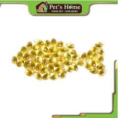 Viên Dầu Cá O3 Gold Omega 3 Fish Oil hỗ trợ dưỡng da, mượt lông cho chó mèo Thái Lan hộp 100 viên
