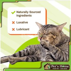 Viên nhai Pet Naturals Hairball giảm, ngăn ngừa búi lông, hỗ trợ đẹp da lông cho mèo túi 30 viên