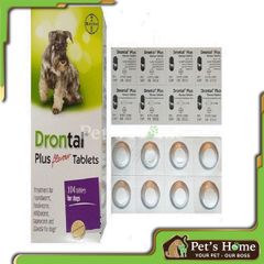 Xổ giun cho chó Drontal Plus