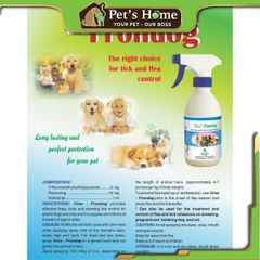 Chai xịt Vime Frondog chai xịt ngăn ngừa, loại bỏ ve rận, bọ chét trên chó mèo, chó mèo mang thai