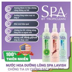 Xịt dưỡng lông SPA Tropiclean dưỡng lông dành cho thú cưng 236ml