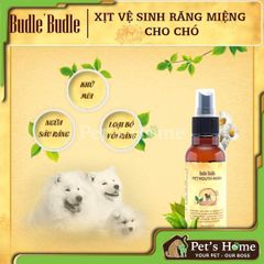 Xịt vệ sinh răng miệng Budle Budle cho chó 120ml