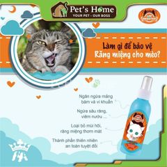 Xịt vệ sinh răng miệng Lee Webster cho mèo 130ml