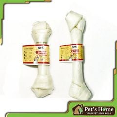 Xương gặm Fonti xương da bò vị sữa thơm ngon, sạch răng cho chó nội địa
