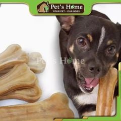 Xương gặm Fonti xương da bò vị sữa thơm ngon, sạch răng cho chó nội địa