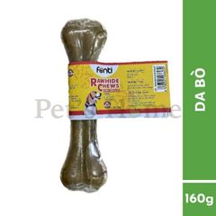 Xương gặm Fonti xương da bò vị sữa thơm ngon, sạch răng cho chó nội địa